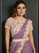 Glorious Looking Saree in Light Purple Colour